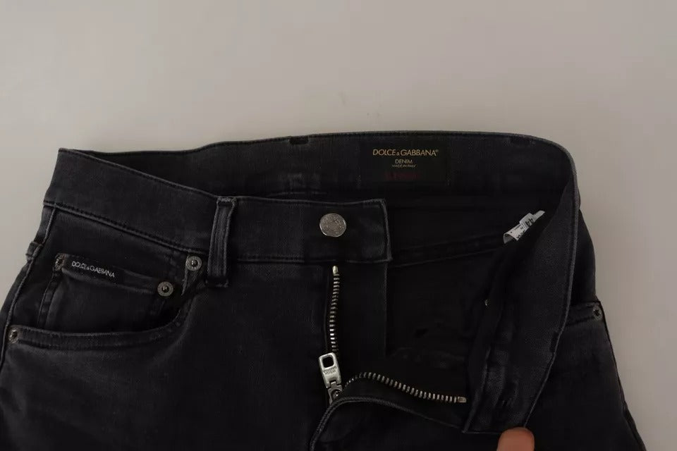 Dolce & Gabbana Grey Skinny Jeans for Men additional view