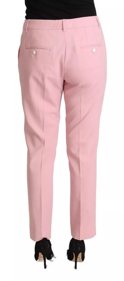Dolce & Gabbana Pink Dress Pants for Women detail view