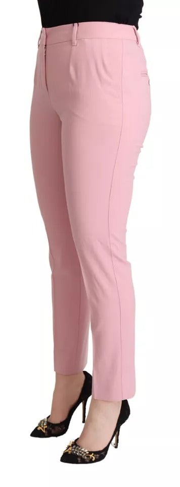 Dolce & Gabbana Pink Dress Pants for Women side view