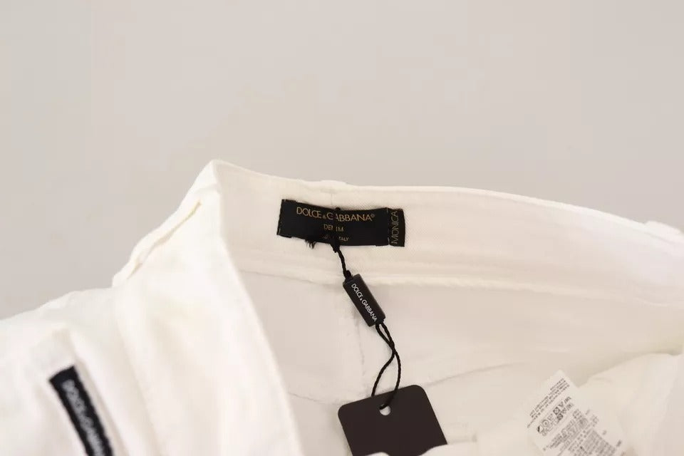 Dolce & Gabbana White Straight Leg Jeans for Women additional view