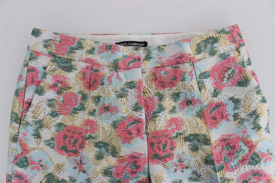 Dolce & Gabbana Multicolor Cropped Pants for Women additional view