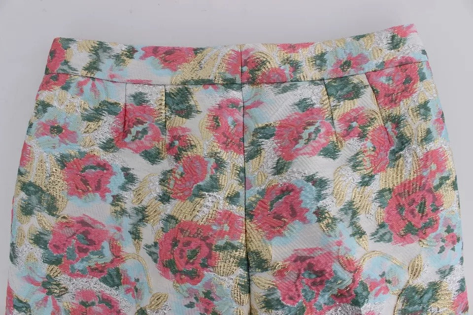 Dolce & Gabbana Multicolor Cropped Pants for Women additional view