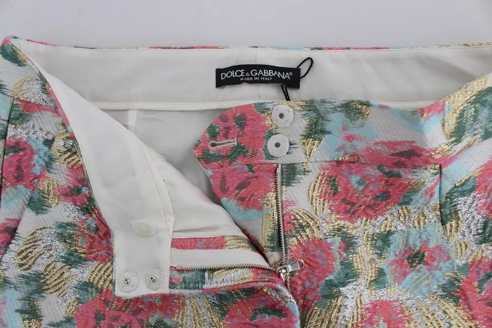 Dolce & Gabbana Multicolor Cropped Pants for Women additional view