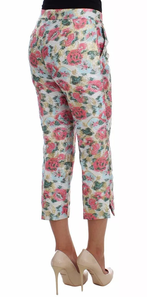 Dolce & Gabbana Multicolor Cropped Pants for Women alternate view