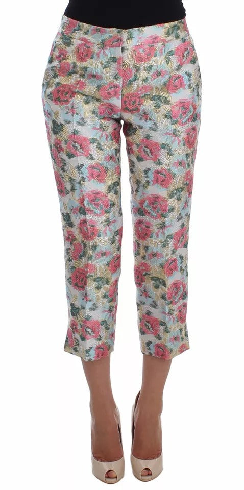 Dolce & Gabbana Multicolor Cropped Pants for Women detail view