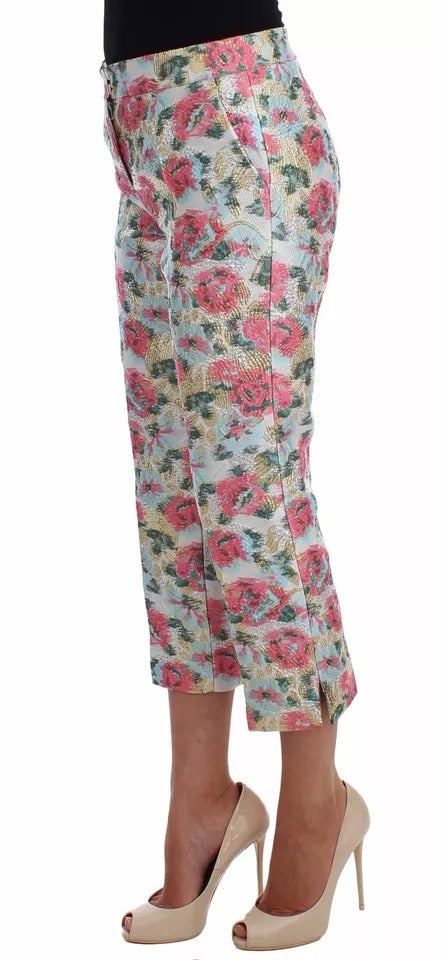 Dolce & Gabbana Multicolor Cropped Pants for Women additional view