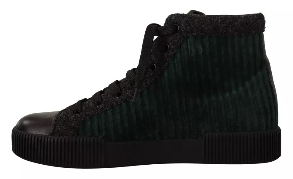 Dolce & Gabbana Green High Tops for Men additional view