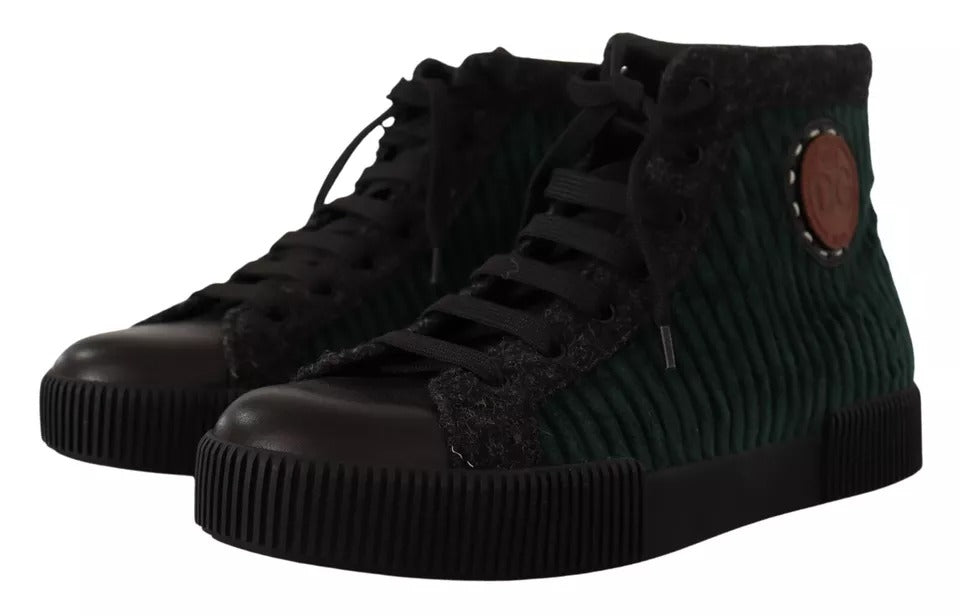 Dolce & Gabbana Green High Tops for Men additional view