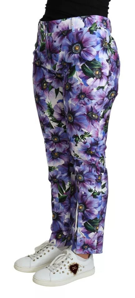 Dolce & Gabbana Purple Casual Pants for Women detail view
