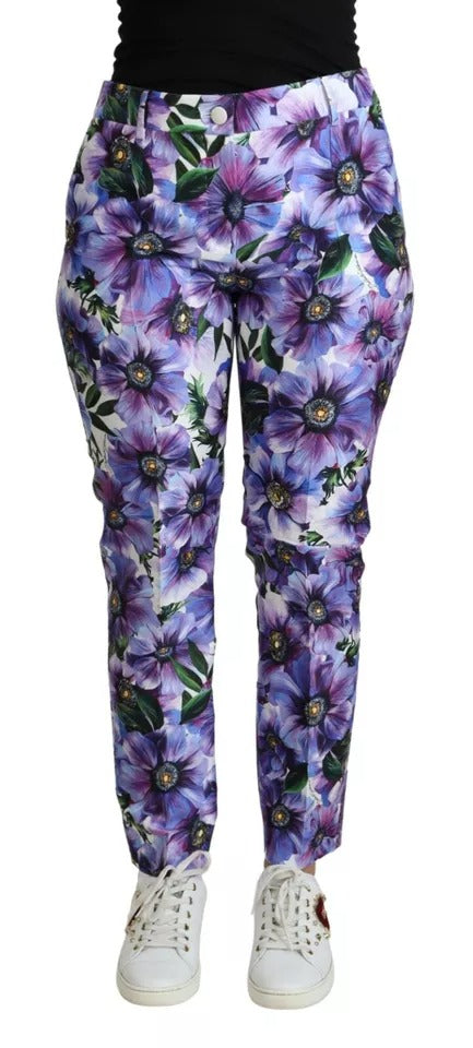 Dolce & Gabbana Purple Casual Pants for Women