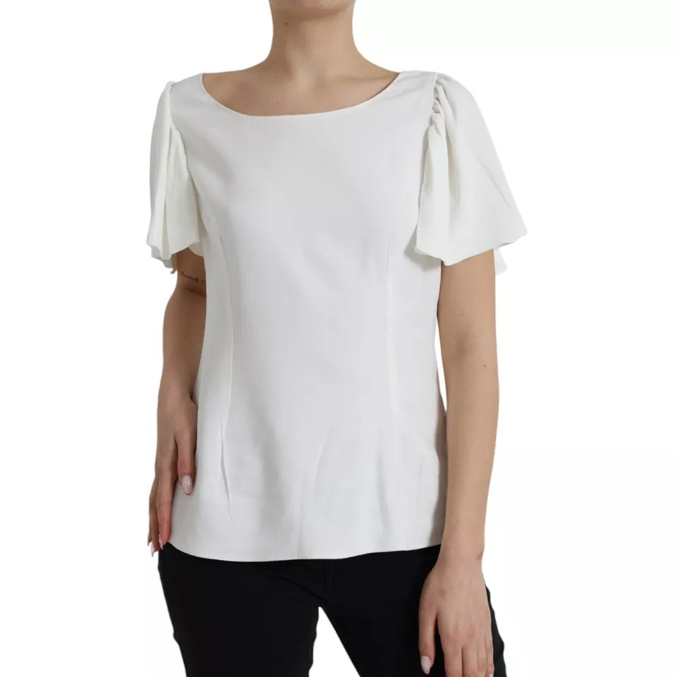 Dolce & Gabbana White Blouse for Women side view