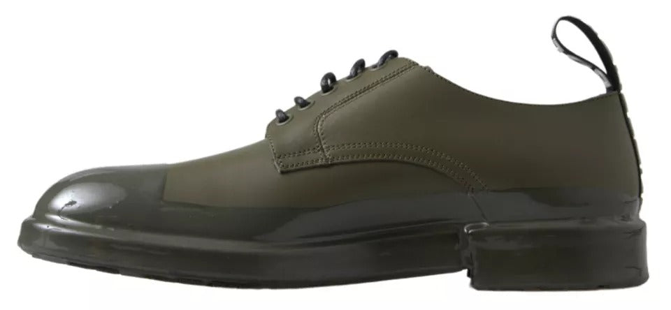 Dolce & Gabbana Green Oxfords And Derbies for Men side view