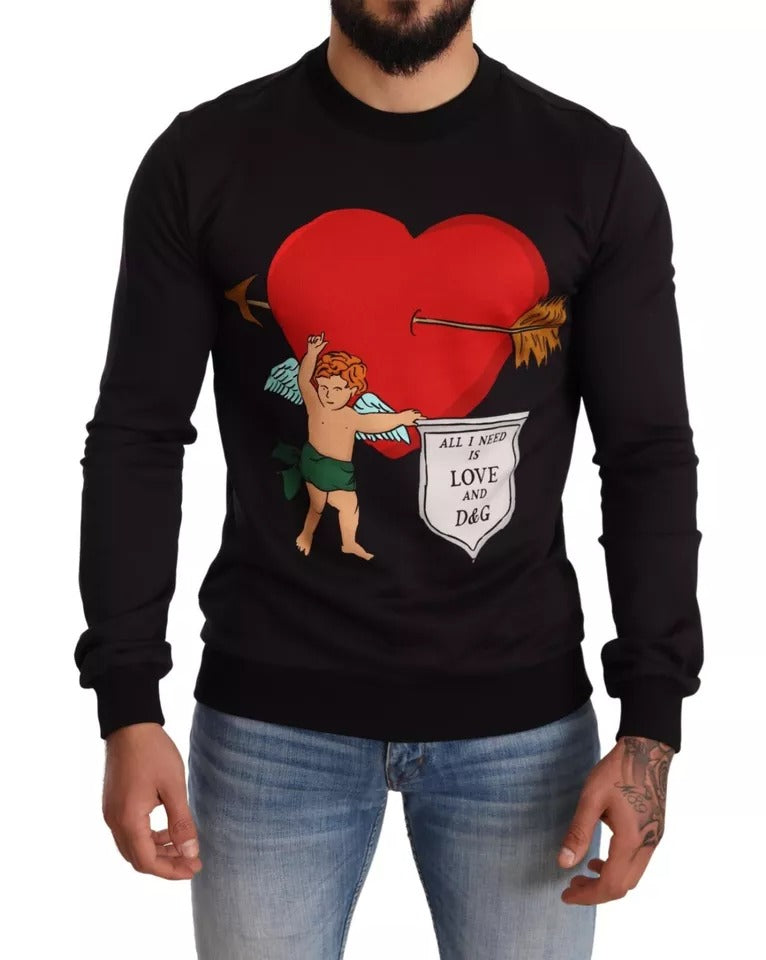 Dolce & Gabbana Black Sweatshirt for Men