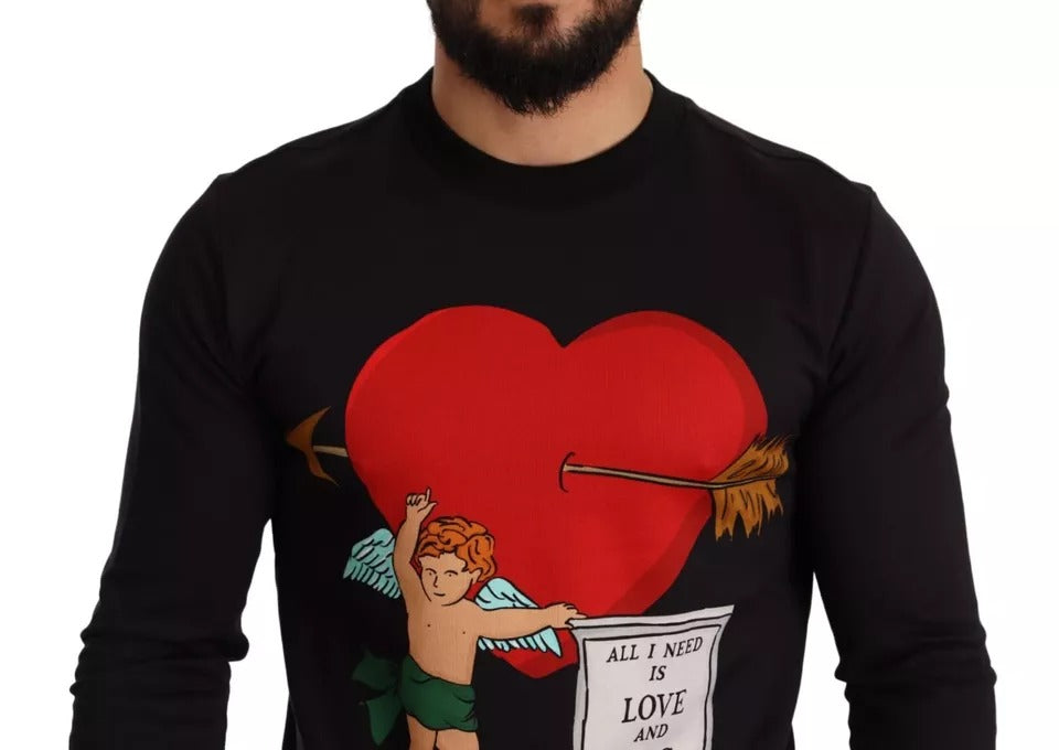 Dolce & Gabbana Black Sweatshirt for Men detail view