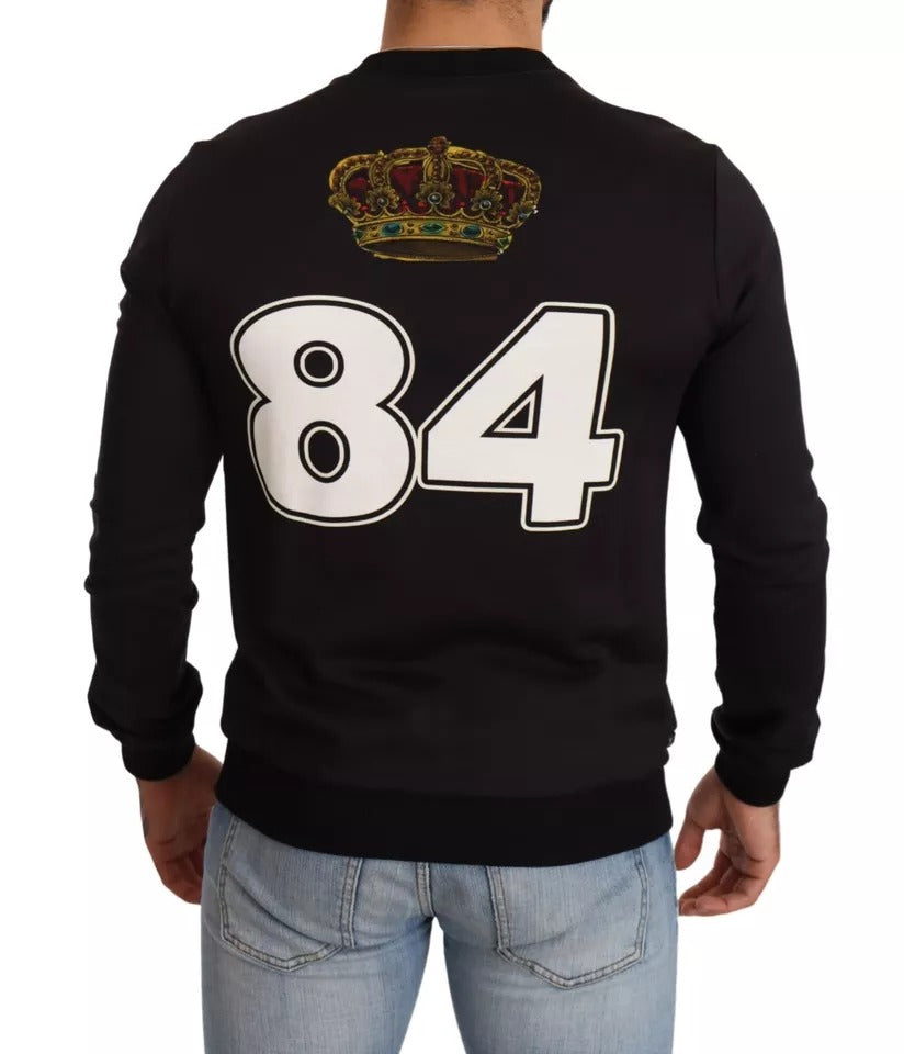 Dolce & Gabbana Black Sweatshirt for Men side view