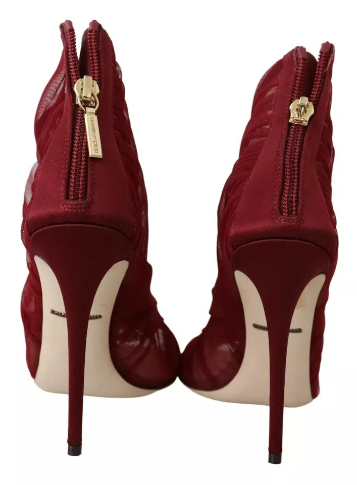 Dolce & Gabbana Red Ankle for Women side view