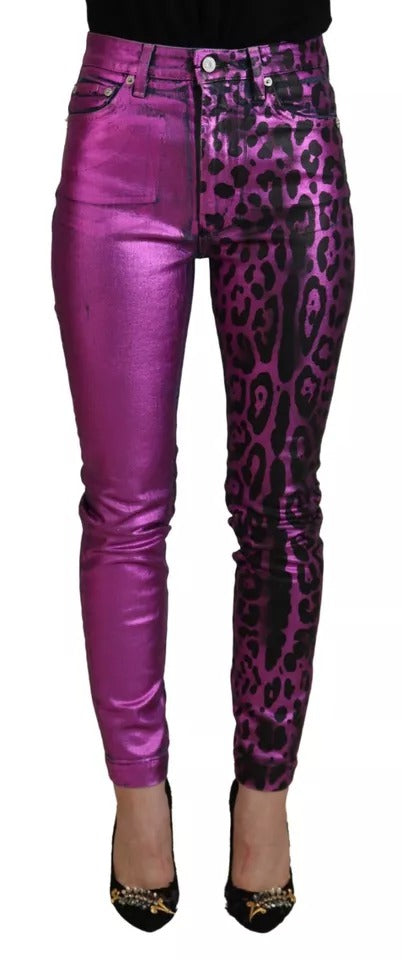 Dolce & Gabbana Purple Skinny Jeans for Women
