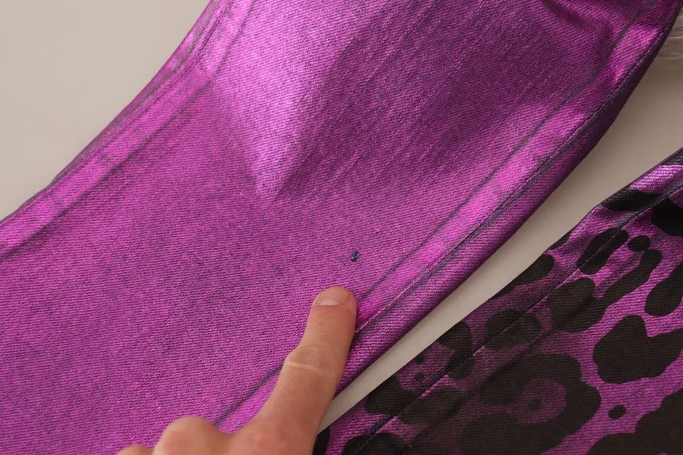 Dolce & Gabbana Purple Skinny Jeans for Women additional view
