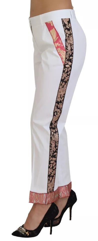 Dolce & Gabbana White Skinny Pants for Women additional view