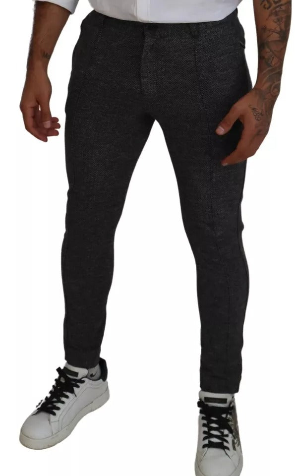 Dolce & Gabbana Black Skinny Pants for Men alternate view