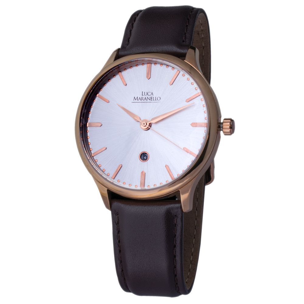 Luca Maranello Brown Dress Watches for Men