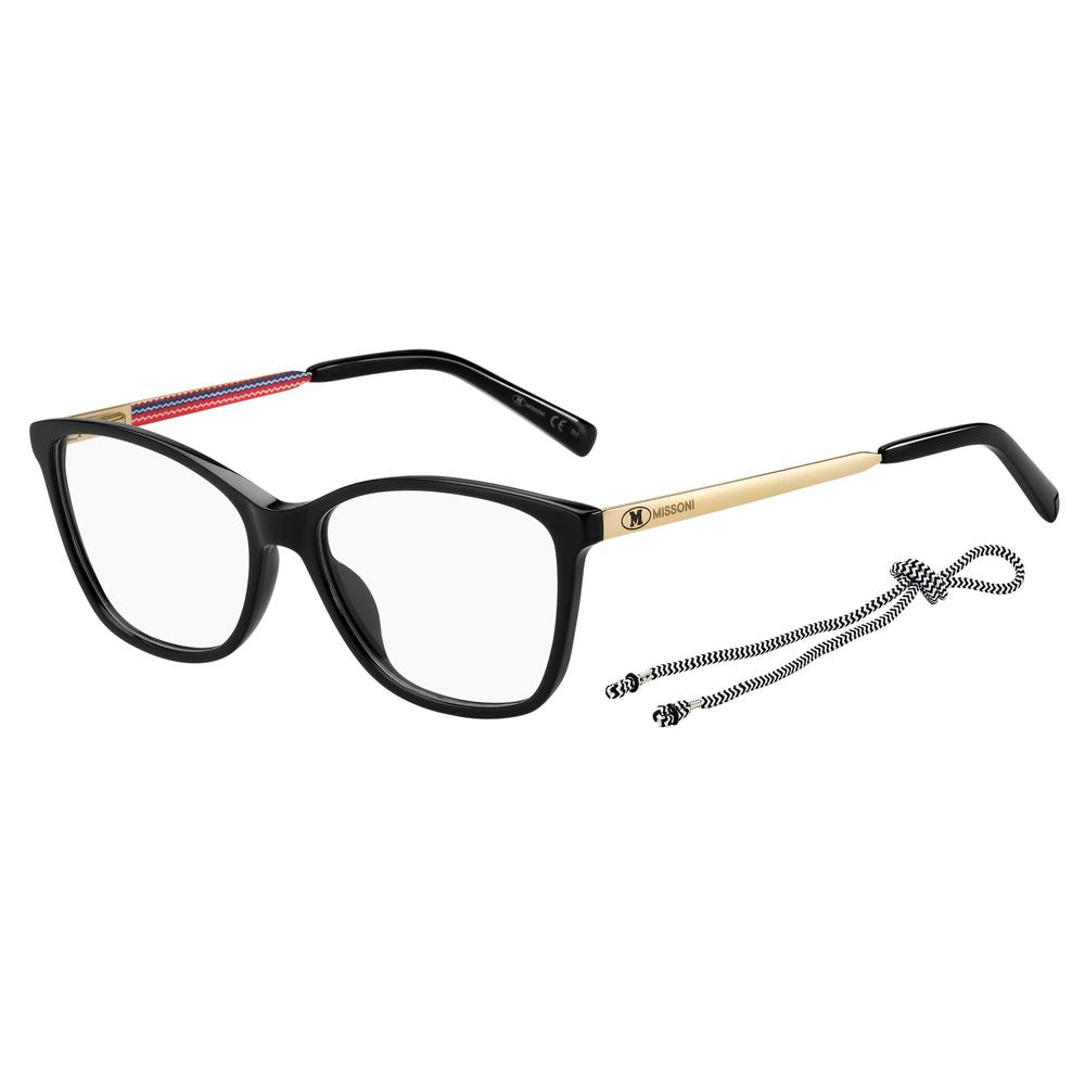 M Missoni Black Glasses Frames for Women