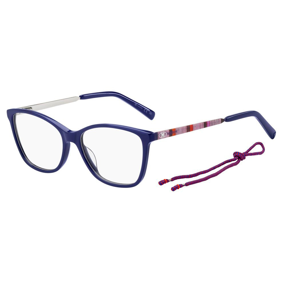 M Missoni Blue Glasses Frames for Women