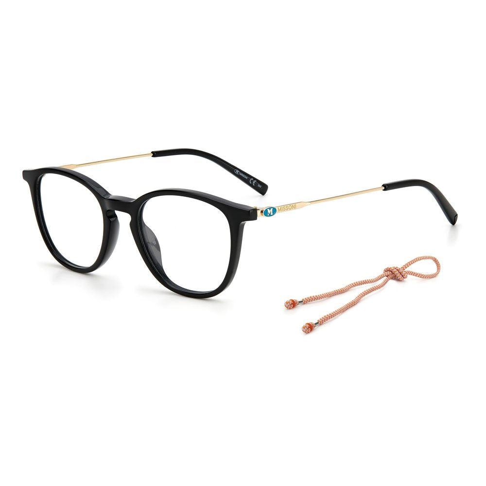 M Missoni Black Glasses Frames for Women