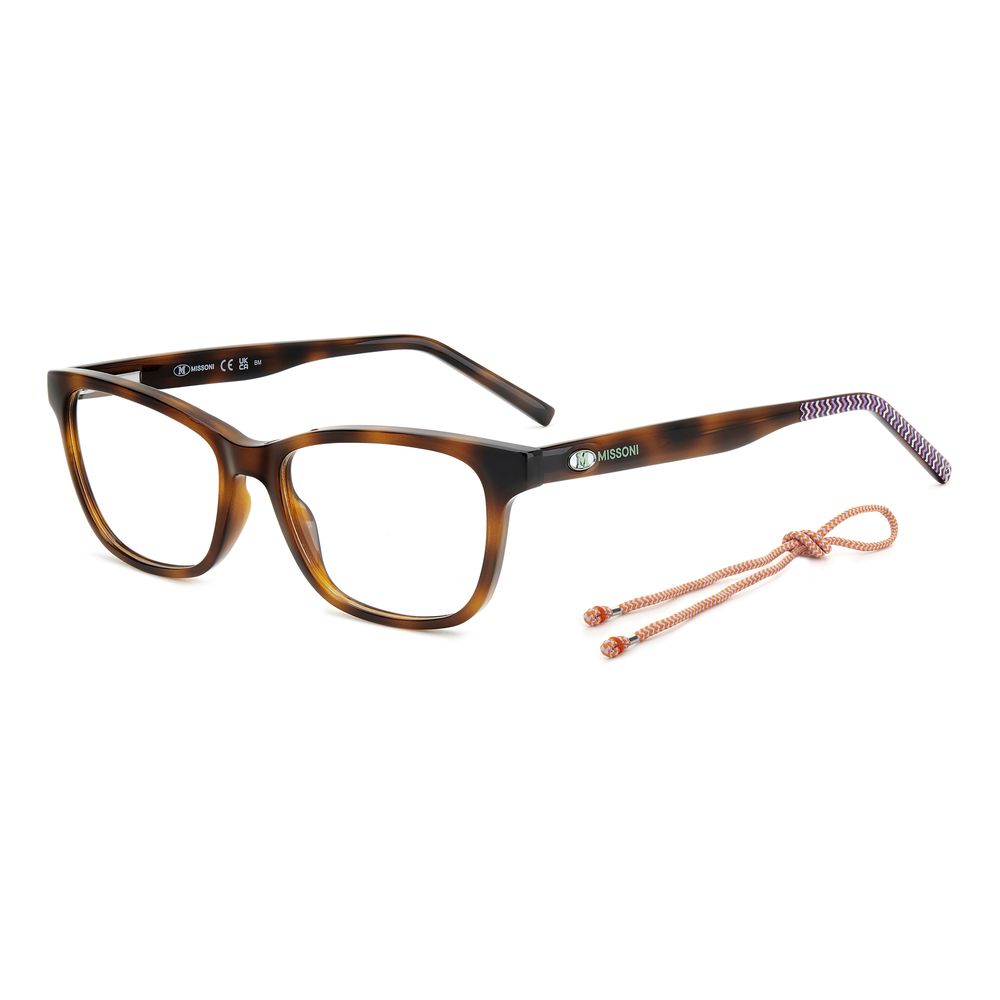 Lunettes (monture) en acétate marron M Missoni