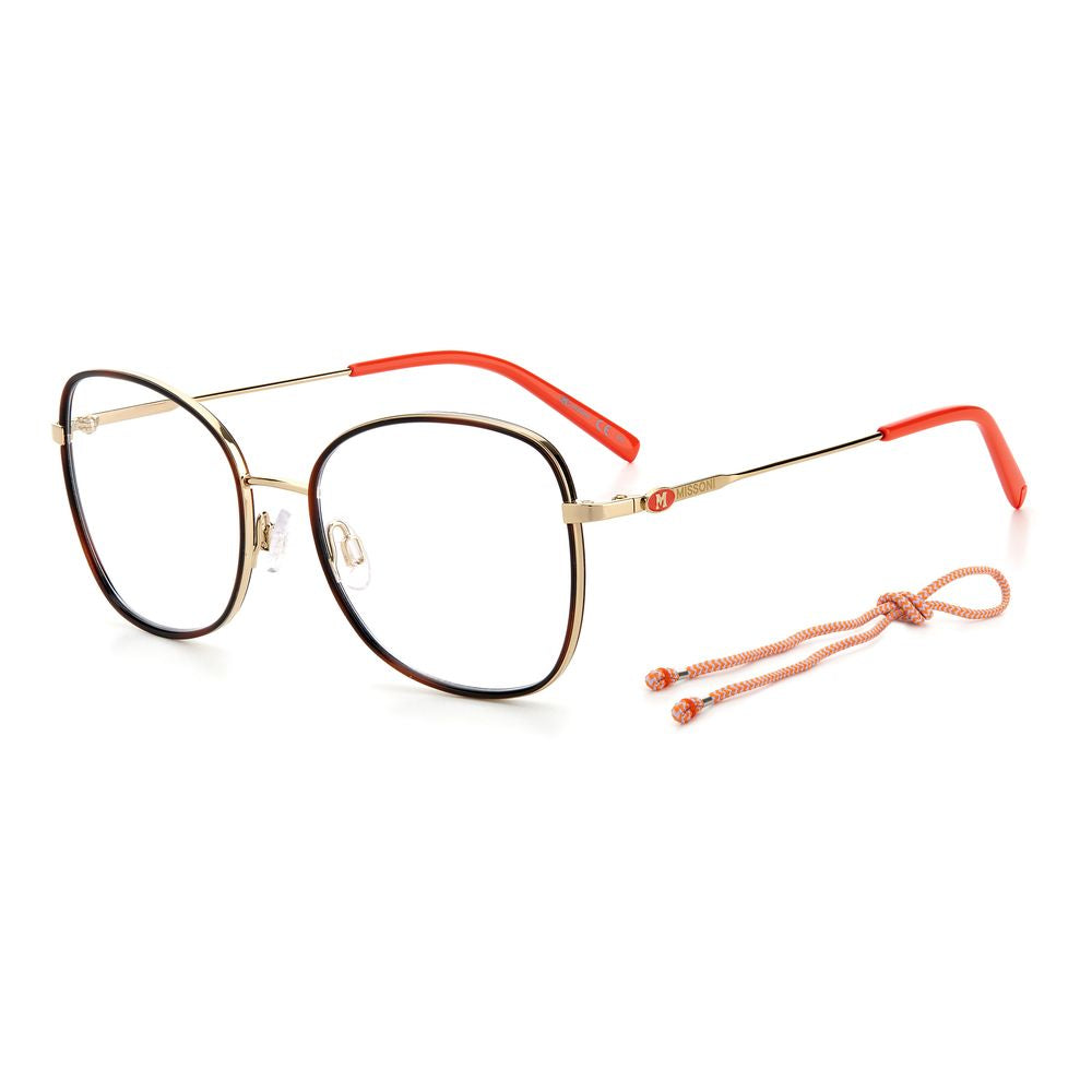 M Missoni Gold Glasses Frames for Women