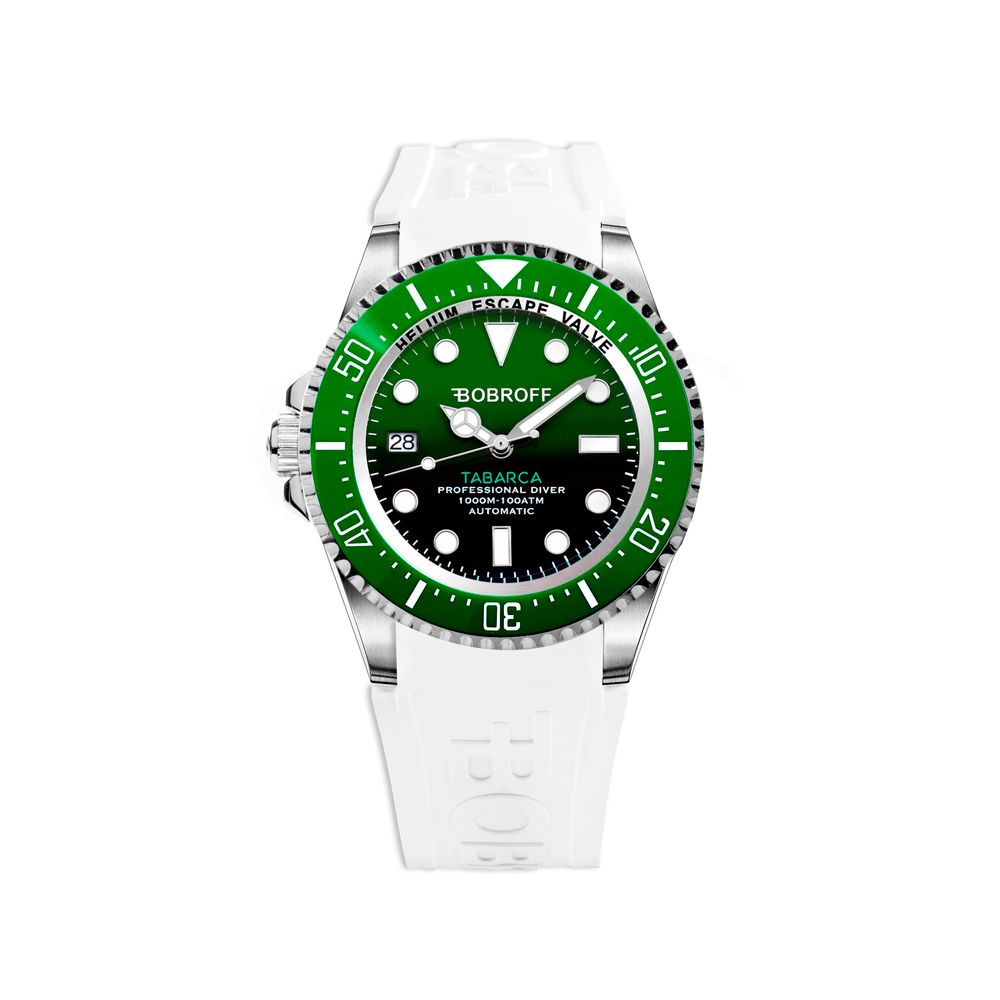 Bobroff White Sport Watch for Men