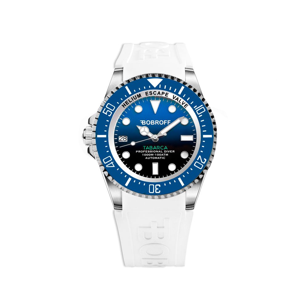 Bobroff White Sport Watch for Men