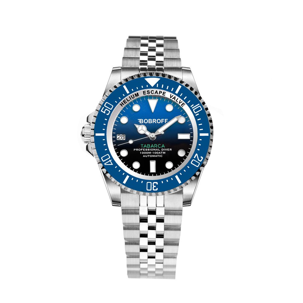 Bobroff Silver Sport Watch for Men