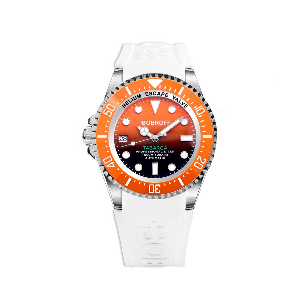 Bobroff White Sport Watch for Men
