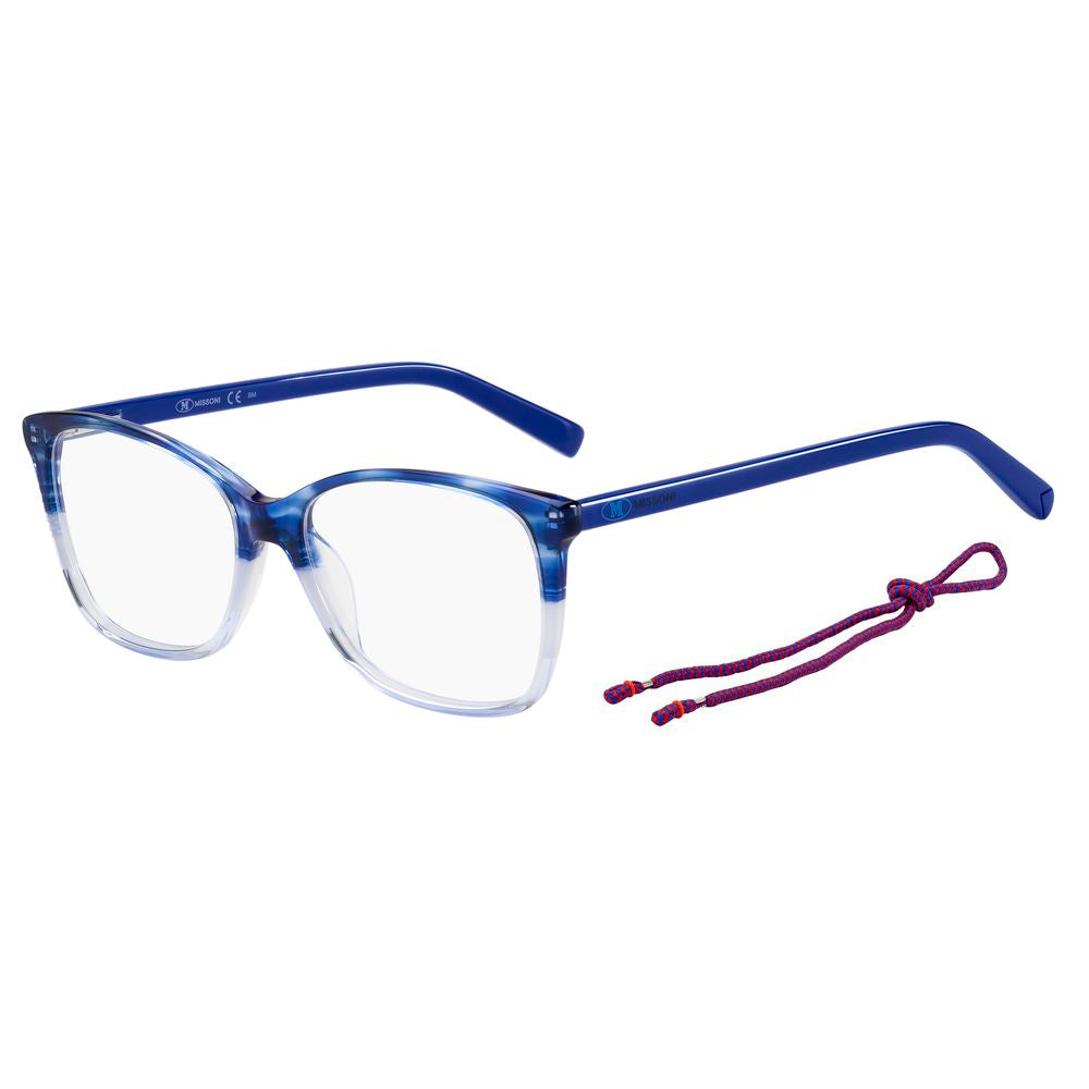 M Missoni Blue Glasses Frames for Women