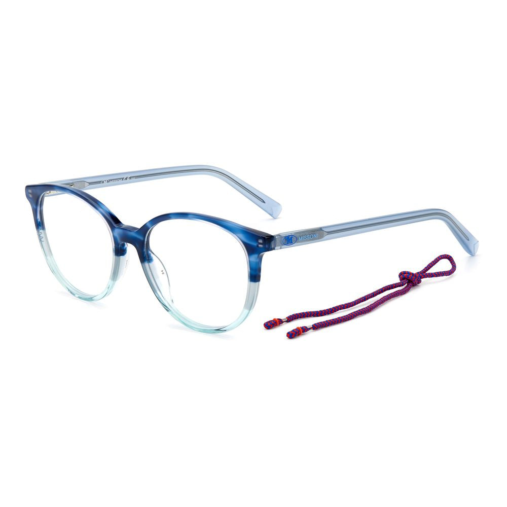 Lunettes M Missoni en acétate bleu (monture)