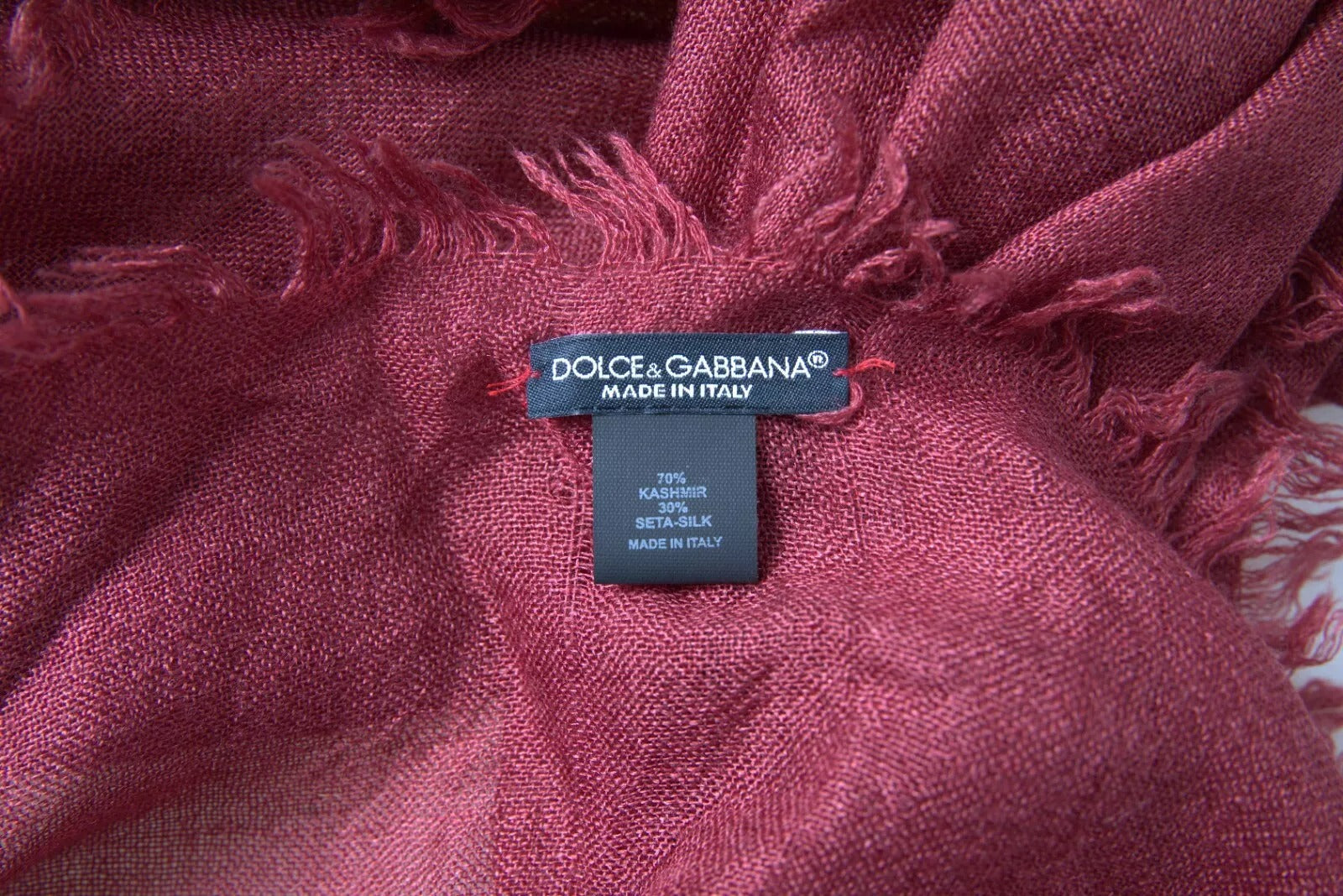 Dolce & Gabbana Brown Scarf Unisex alternate view