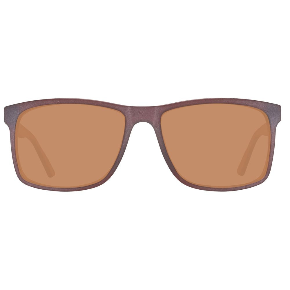 Lunettes de soleil en plastique marron Helly Hansen