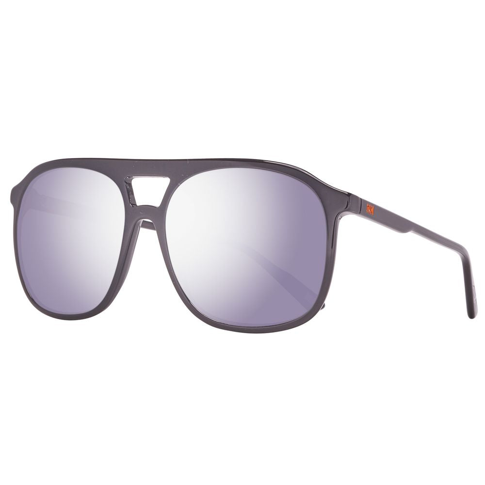 Lunettes de soleil en plastique noir Helly Hansen