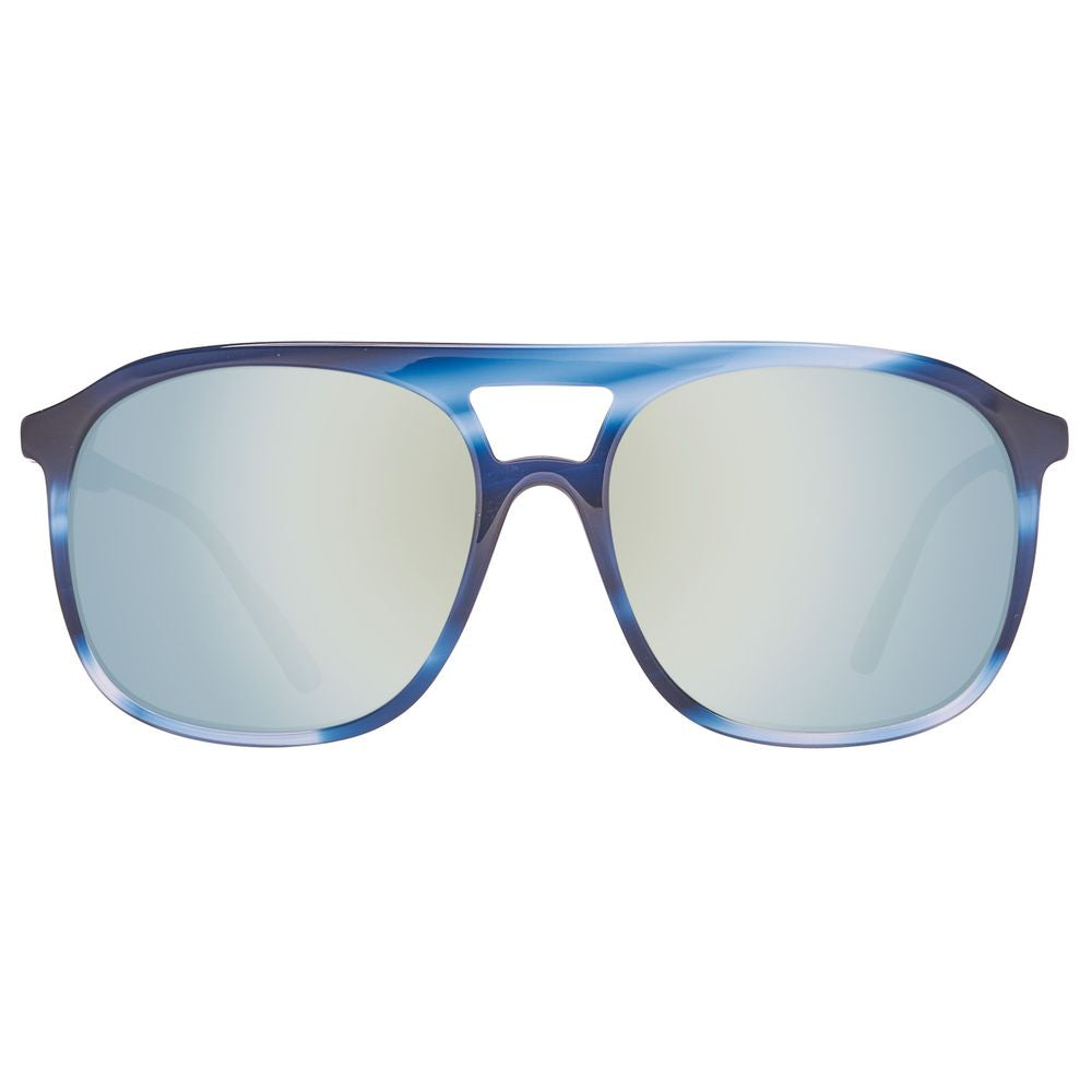 Lunettes de soleil en plastique bleu Helly Hansen