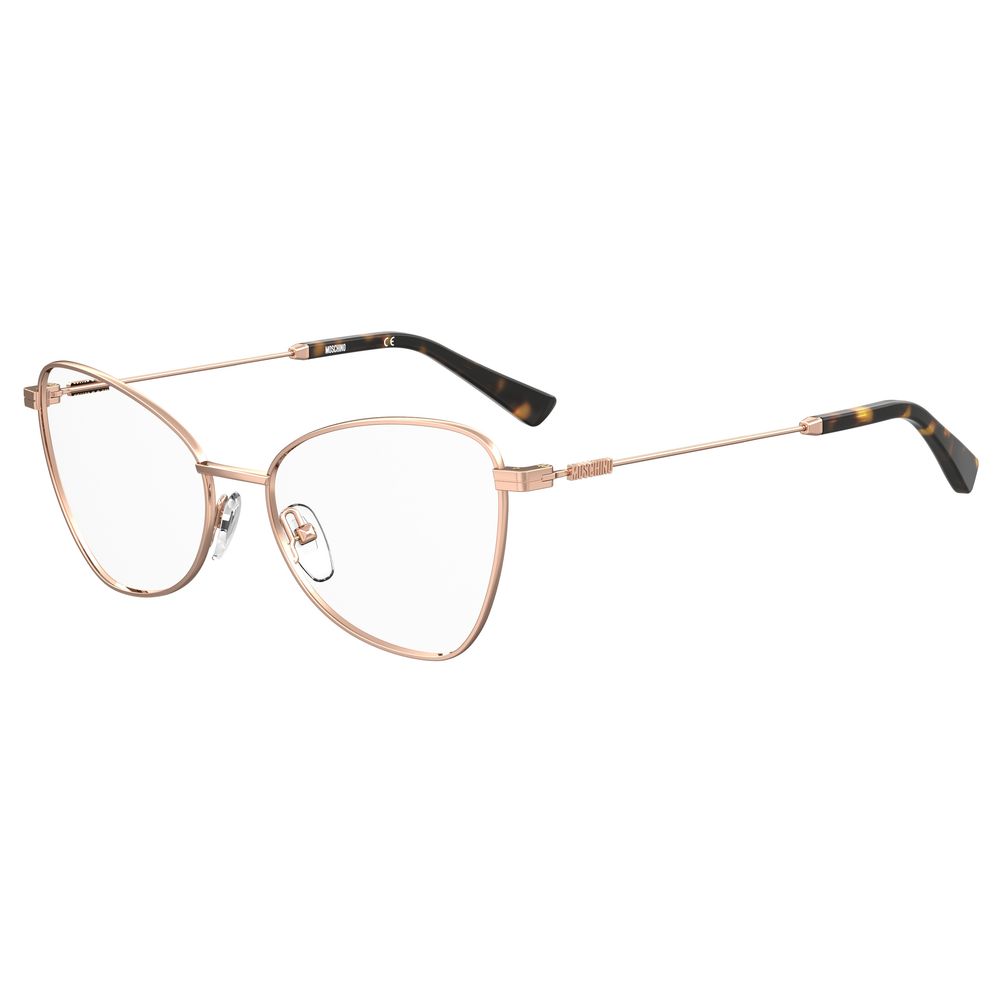 Moschino Gold Glasses Frames for Women