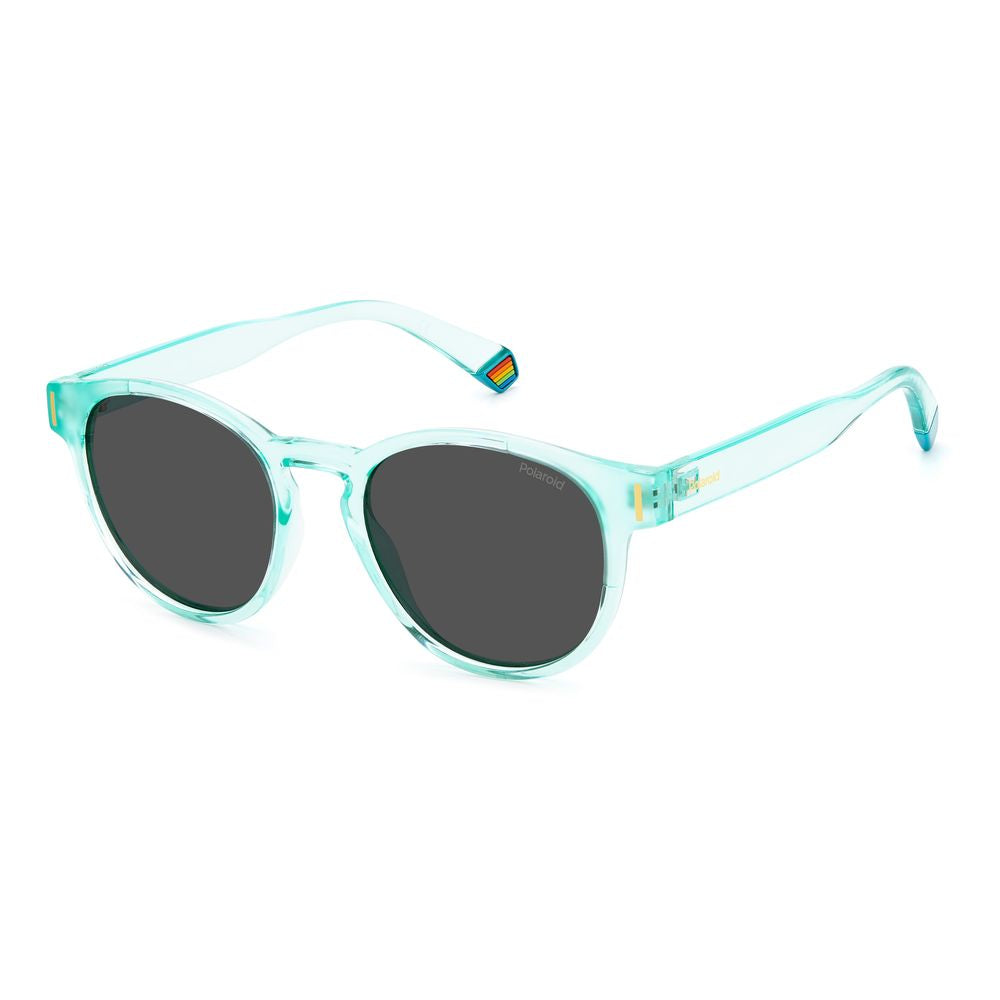 Lunettes de soleil en plastique bleu Polaroid