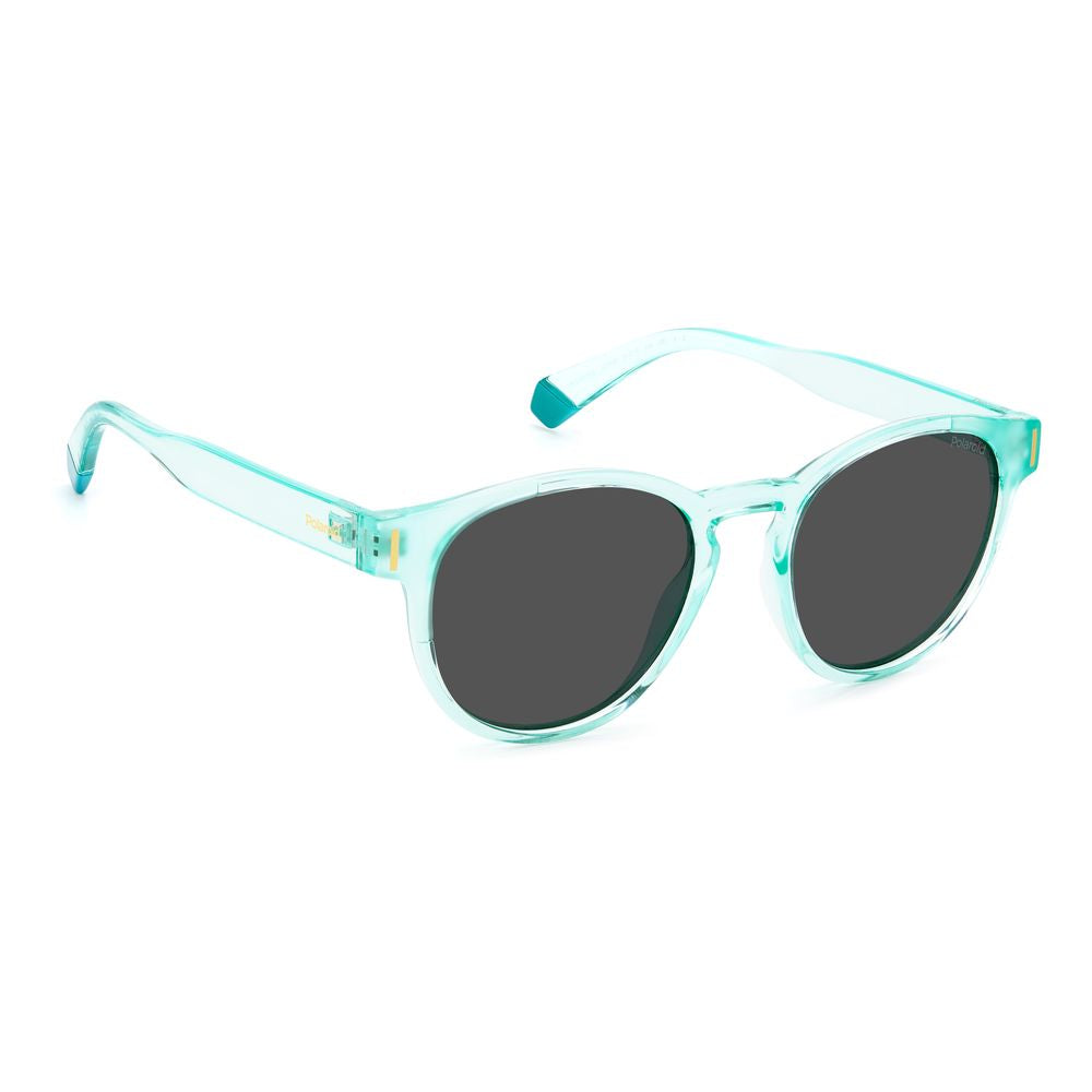 Lunettes de soleil en plastique bleu Polaroid