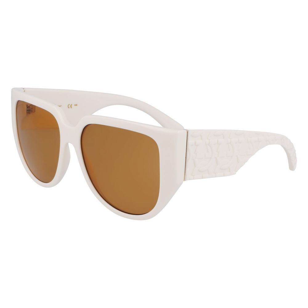 Ferragamo White Sunglasses for Women