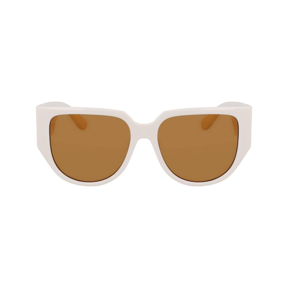 Ferragamo White Sunglasses for Women alternate view