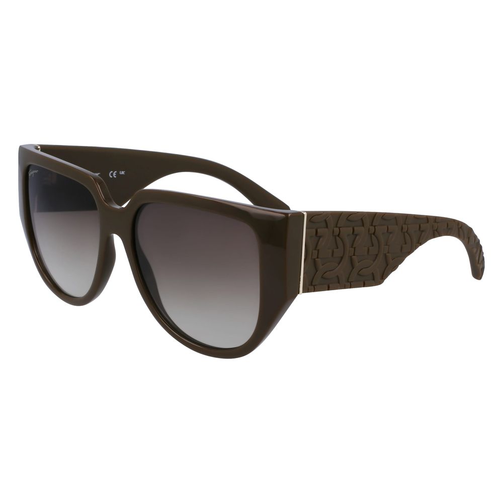 Lunettes de soleil bicolores Ferragamo Bio Injected