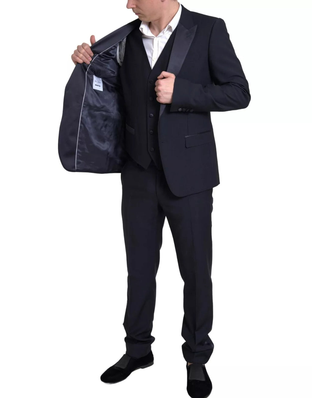 Dolce & Gabbana Black Three Piece Suits for Men alternate view