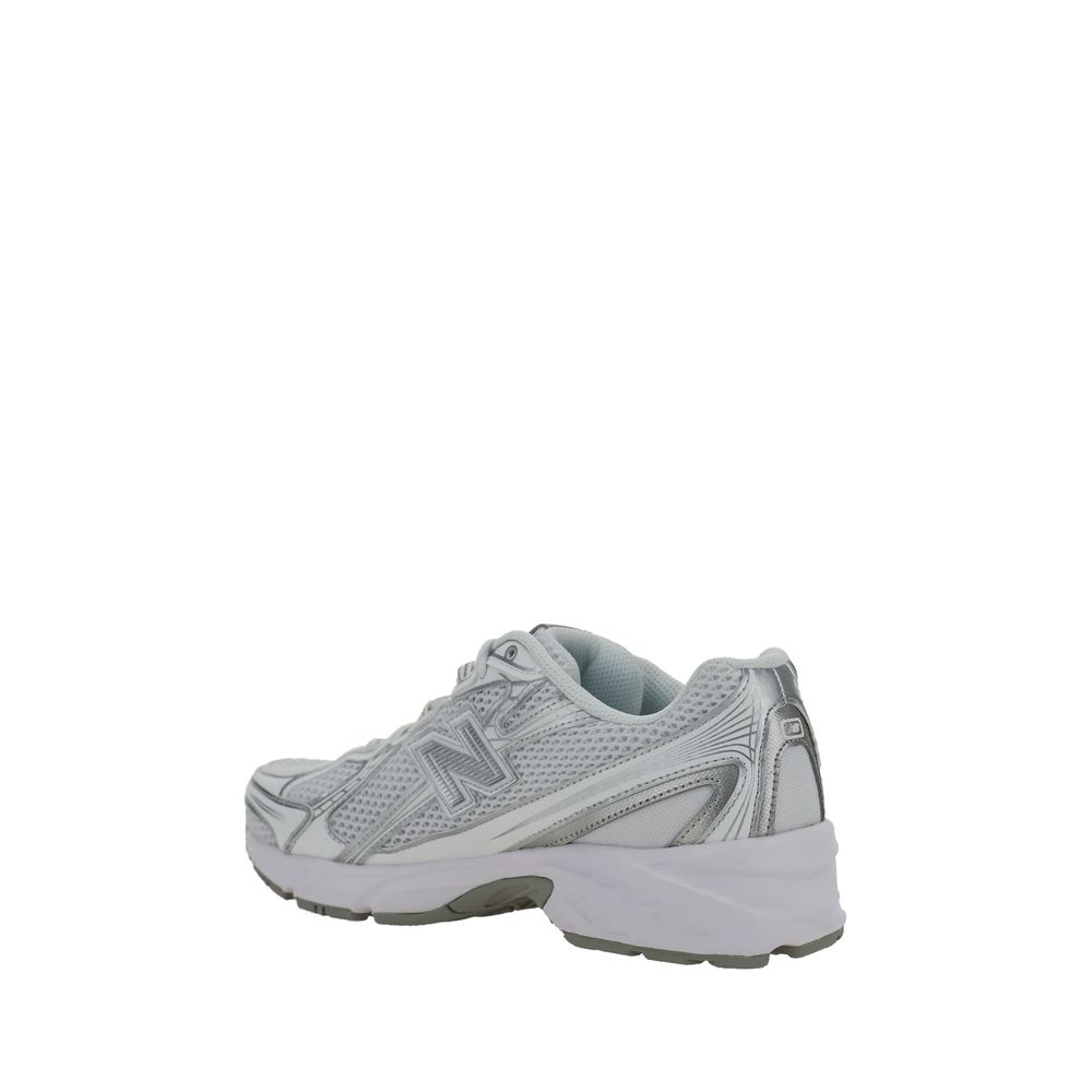 New Balance White Athletic Sneakers Unisex detail view