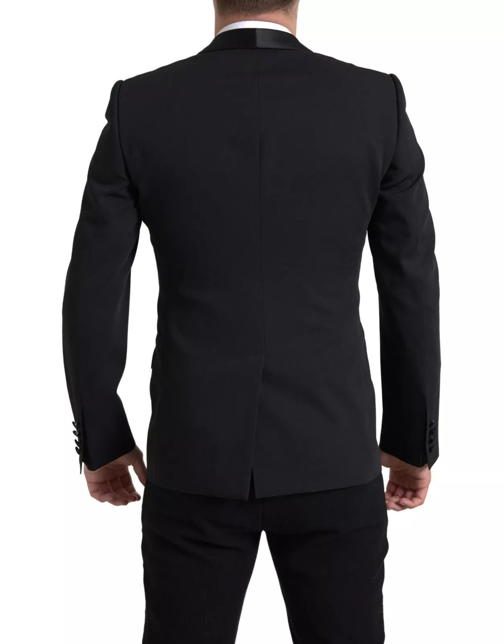 Dolce & Gabbana Blazer MARTINI en laine noire, à boutonnage simpleclothing