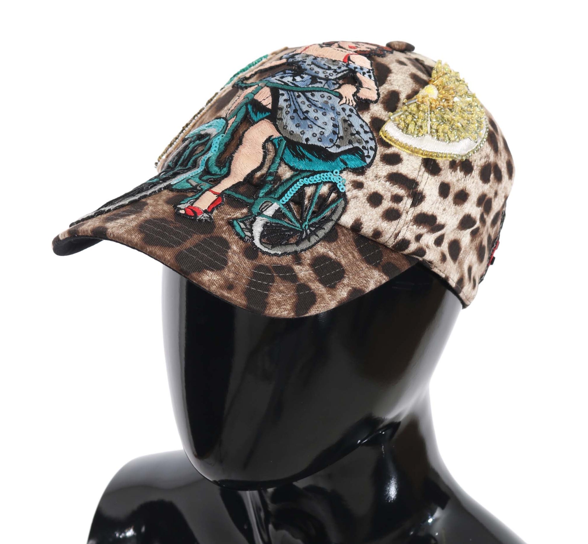 Dolce & Gabbana Brown Baseball Cap for Women alternate view